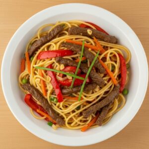 Beef Stir-Fry Spaghetti